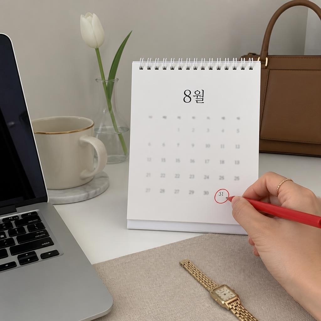 진짜 급한 건 4차가 아니라 8월 31일입니다