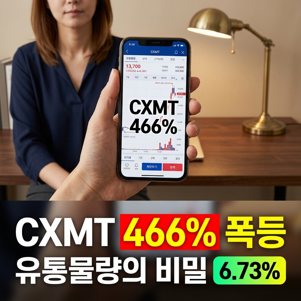CXMT 주가, 466%를 만든 건 6.73%였다