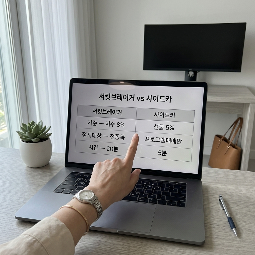 사이드카는 멈추는 대상이 다르다
