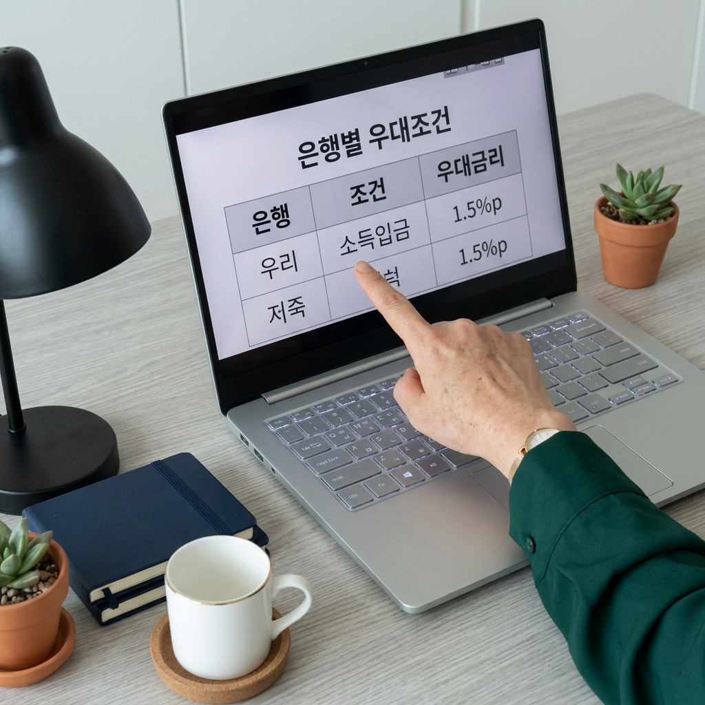우대금리는 3년을 채워야 붙는다
