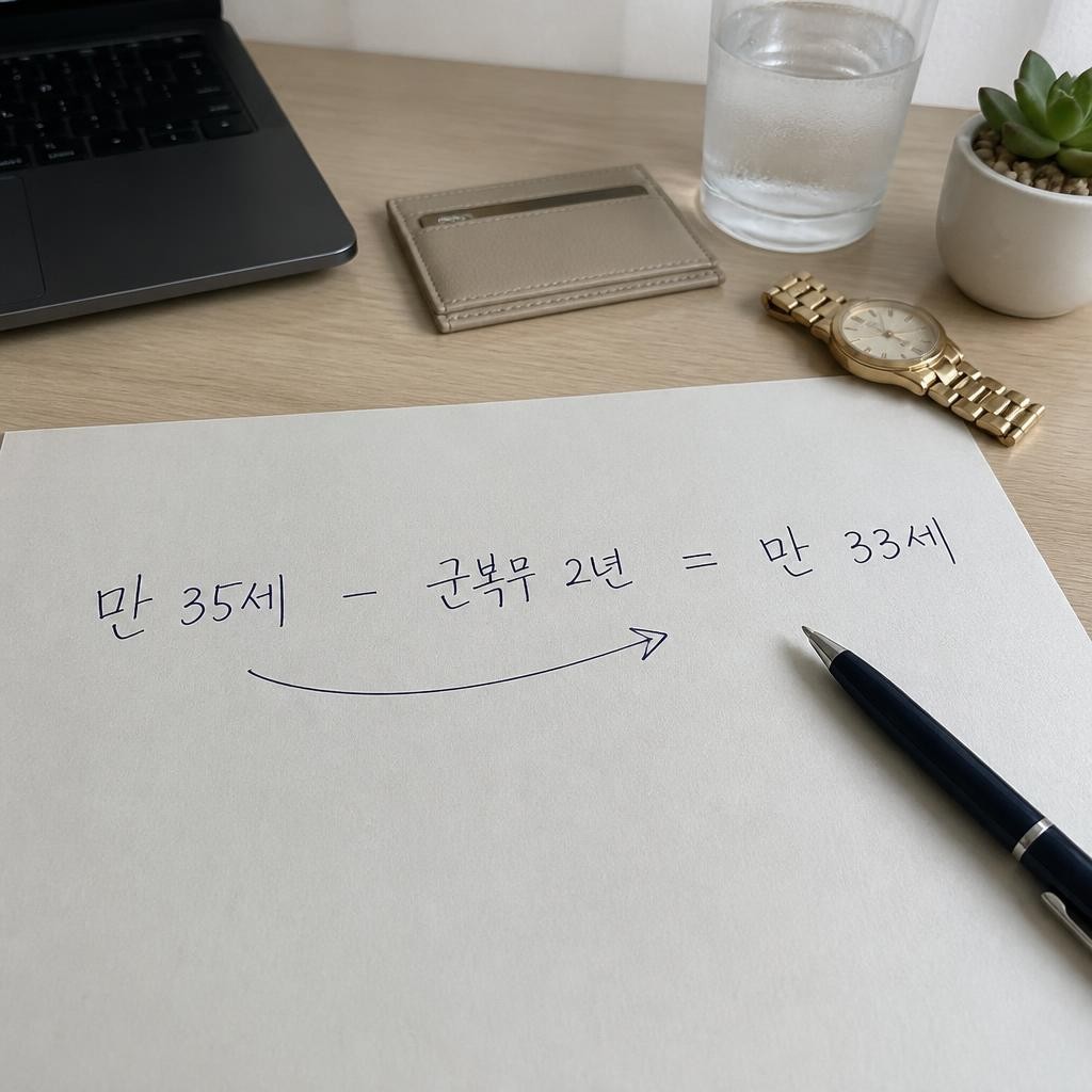 만 34세를 넘겨도 되는 나이 계산