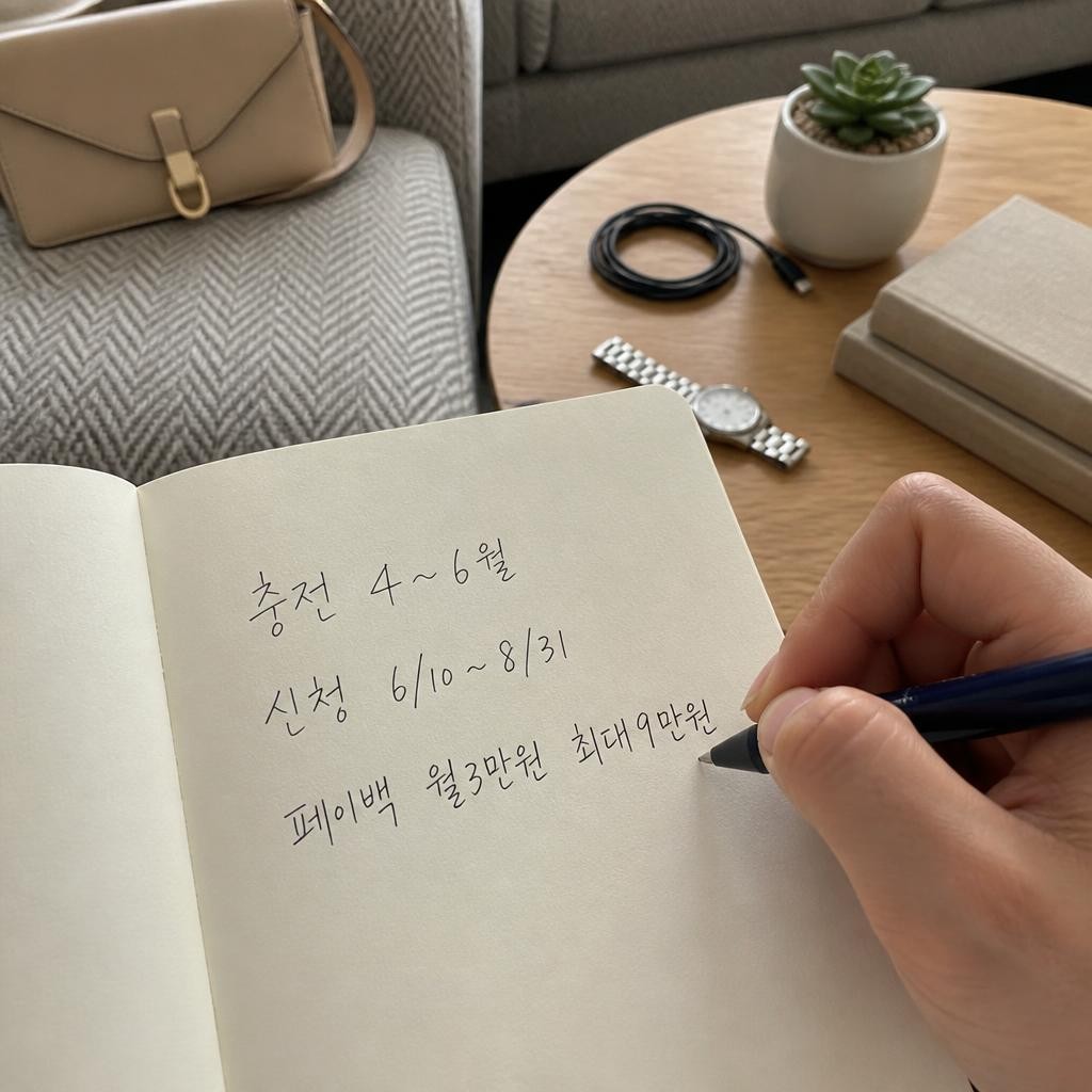 기후동행카드 3만원 페이백은 자동이 아니라 신청제입니다