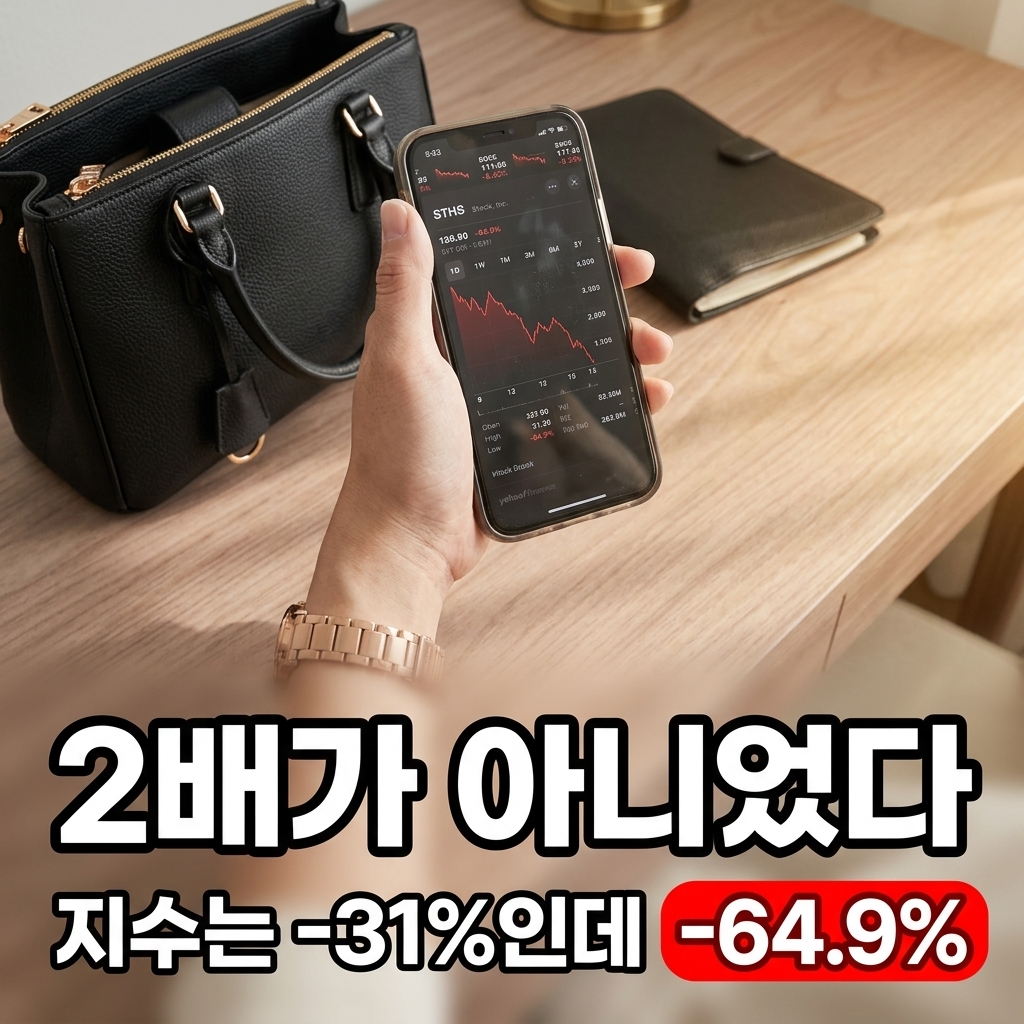 kodex sk하이닉스 단일종목 레버리지, 2배보다 더 빠졌다