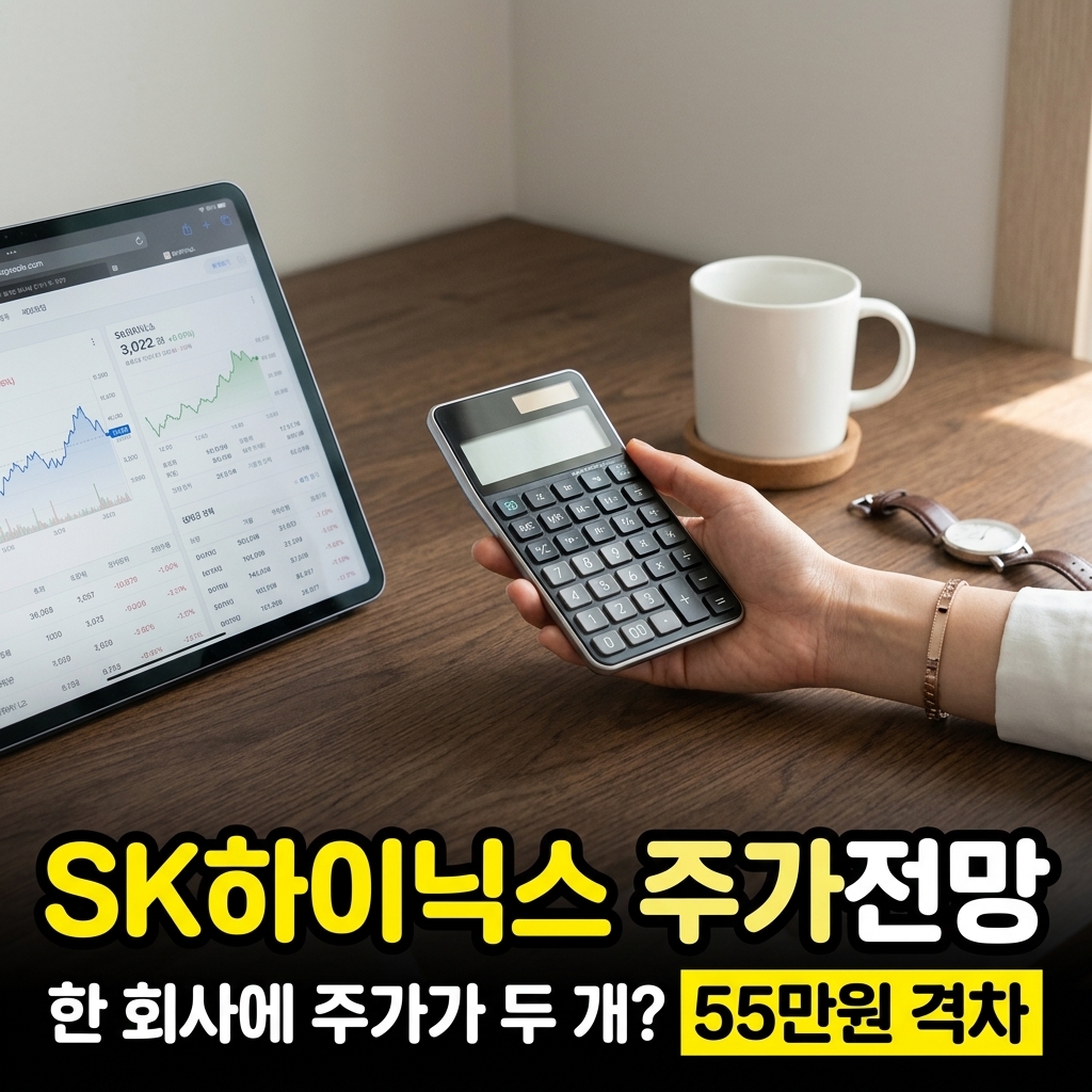 sk하이닉스 주가전망, 지금 주가가 두 개다