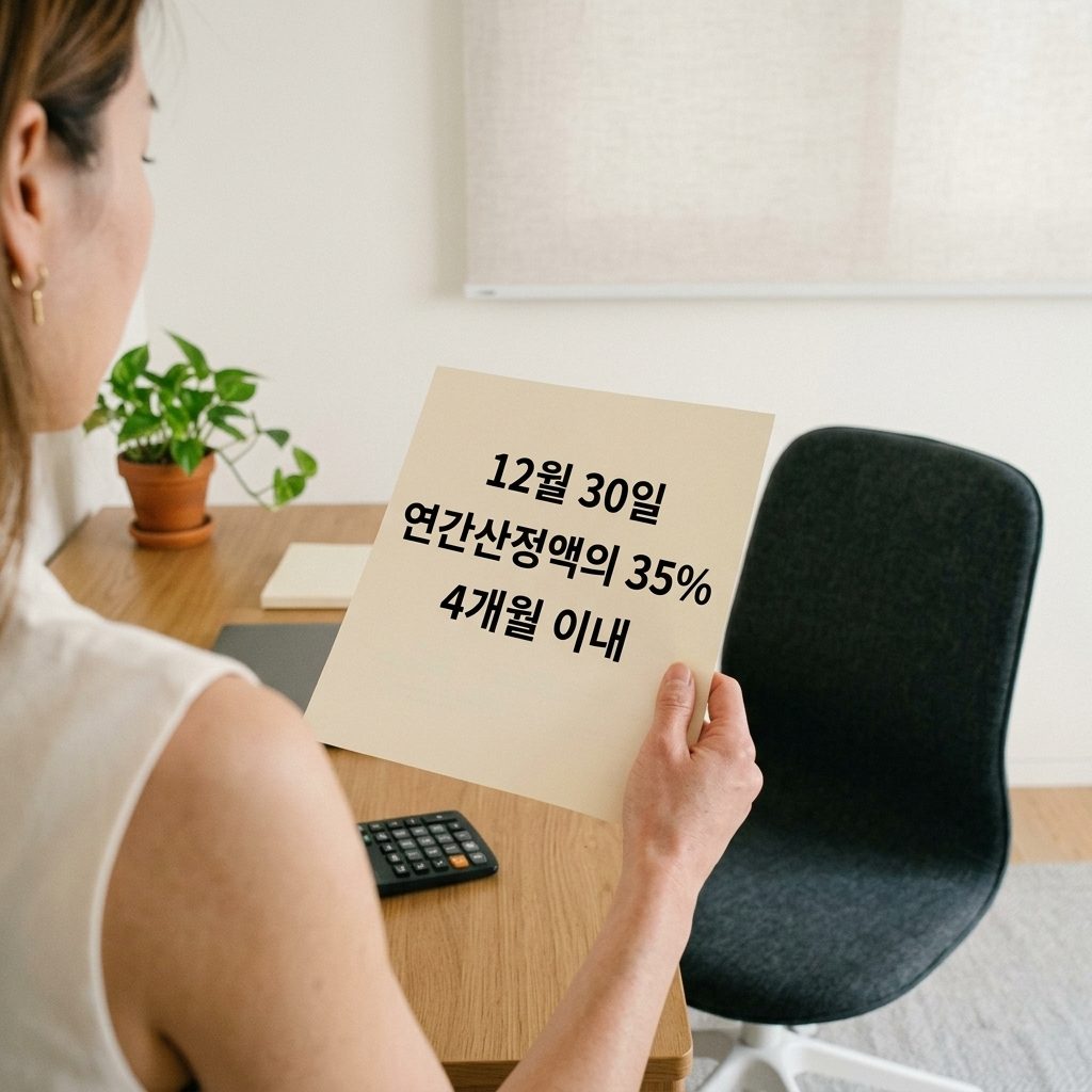 반기신청 지급일 12월 말과 기한 후 넉 달