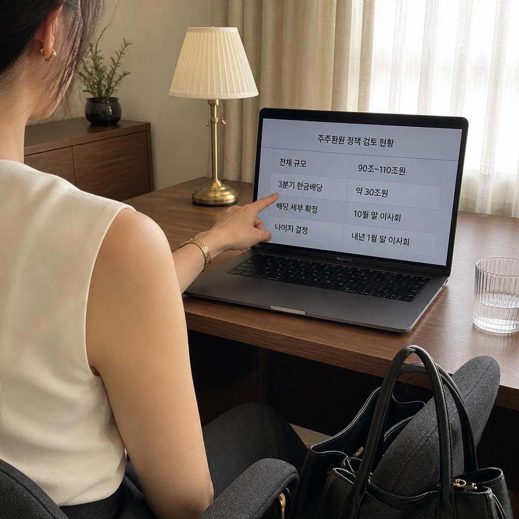 삼성전자 주주환원 발표 90조~110조 중 3분기 30조 현금배당