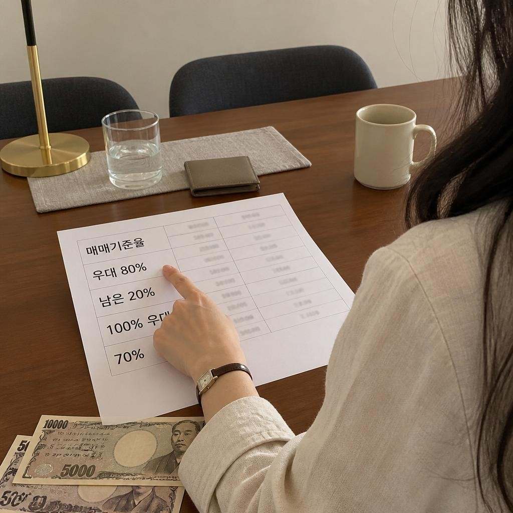 우대 80%가 깎는 것은 환율이 아니라 수수료