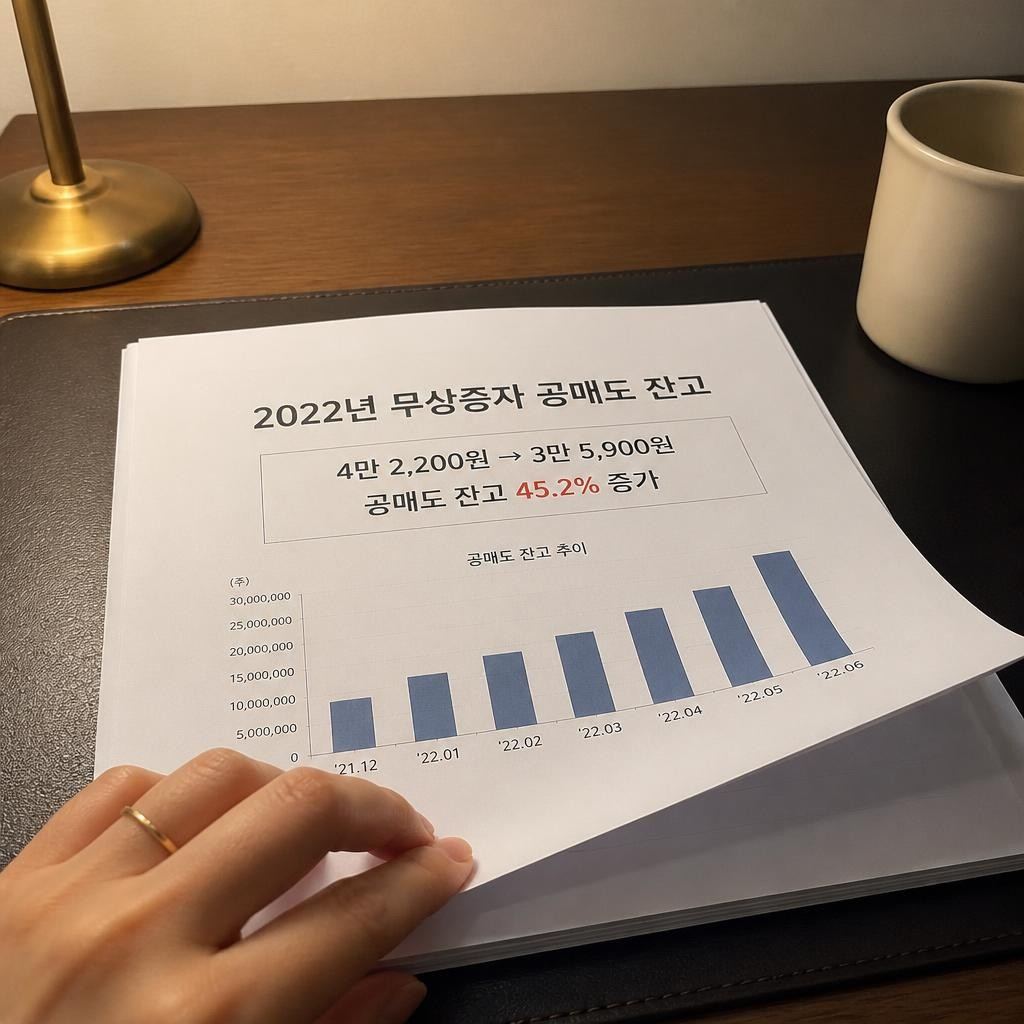 2022년 무상증자 때 권리락 뒤에 벌어진 일