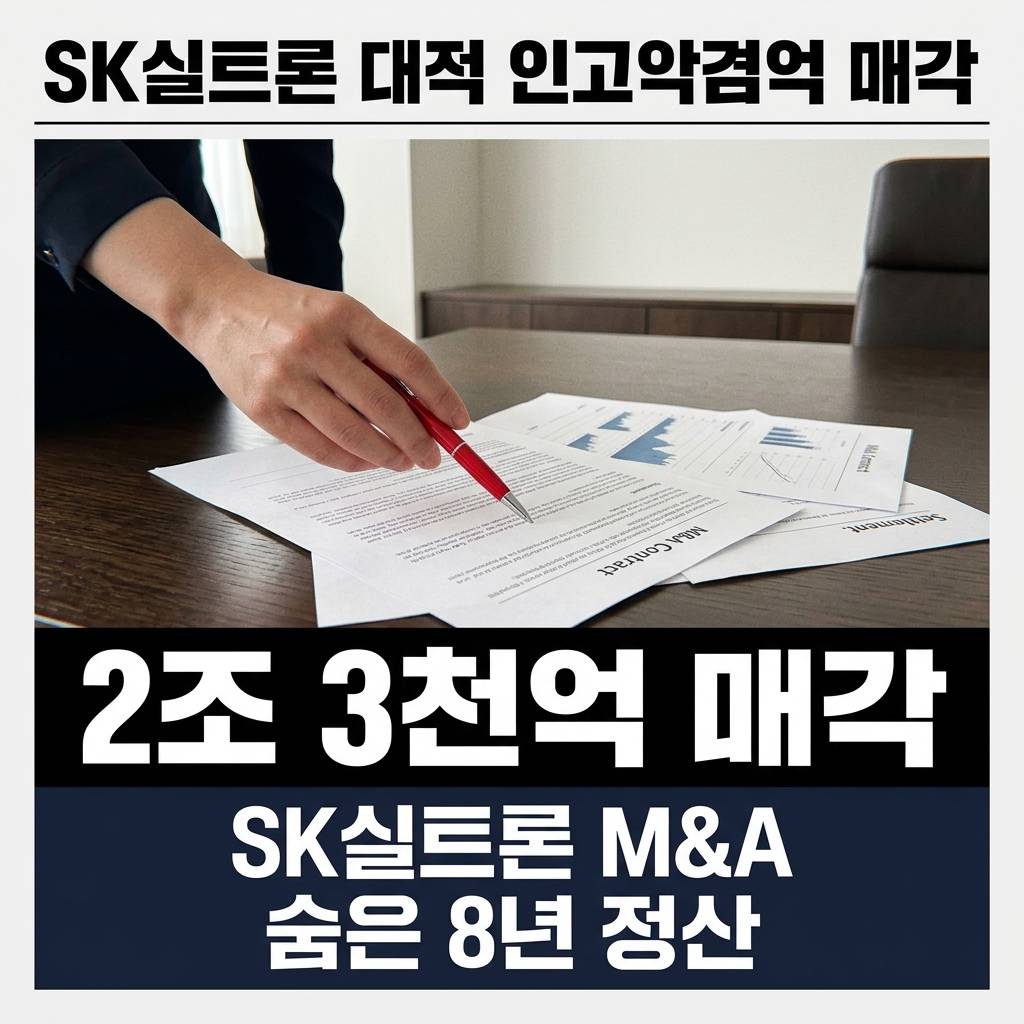 sk실트론 매각, 2조 3천억이 끝이 아니다