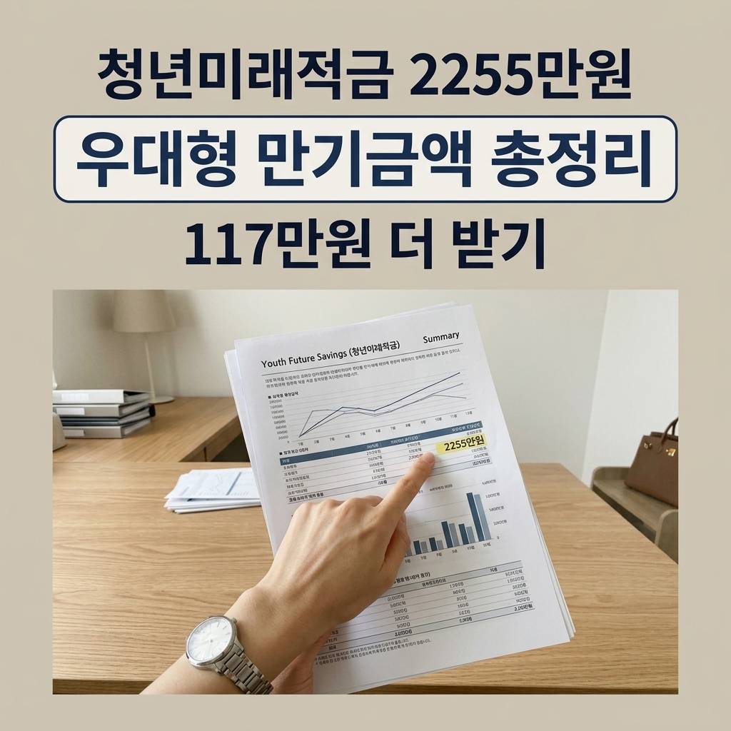청년미래적금 우대형 만기금액 총정리, 일반형과 117만원 차이