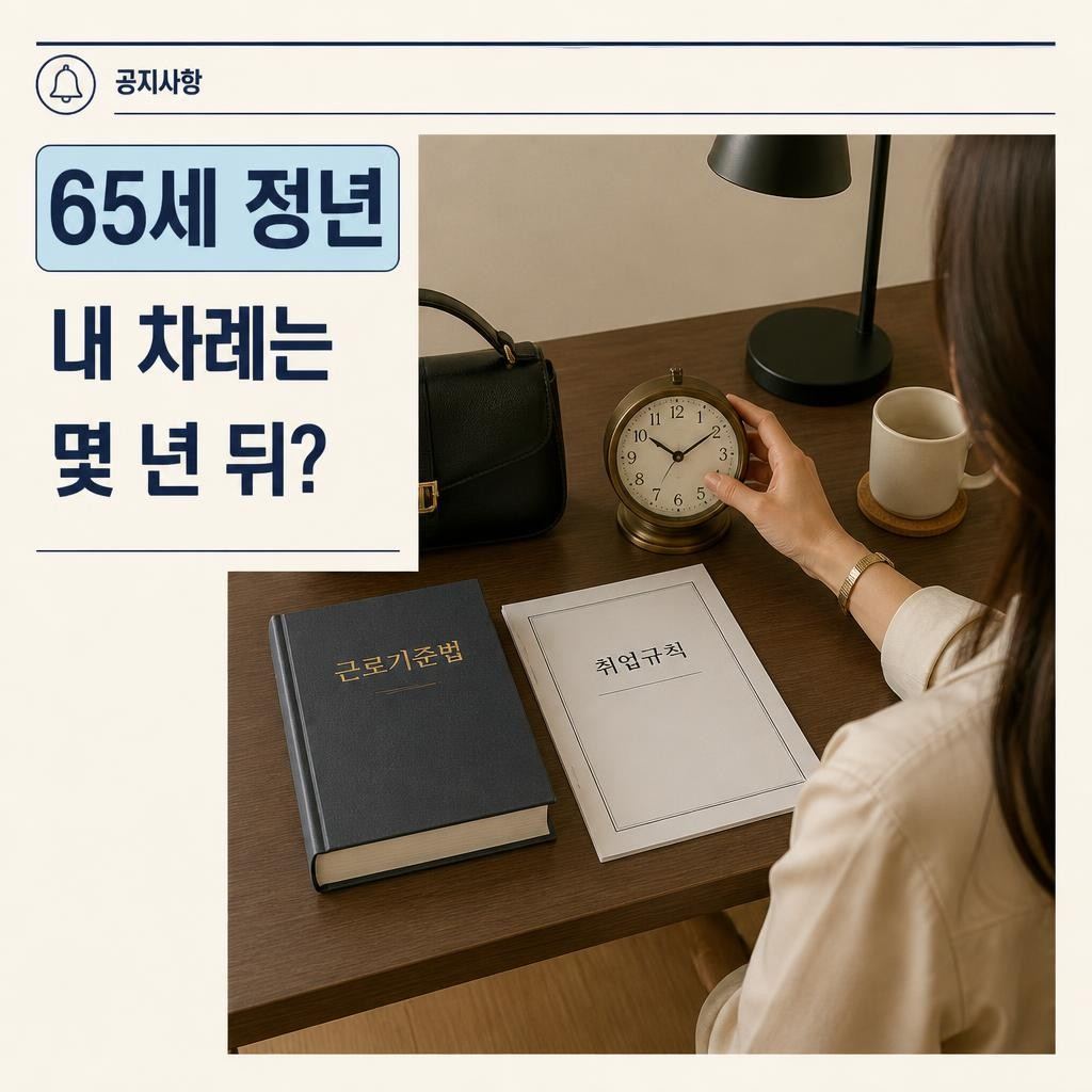 내 차례가 몇 년인지 나오는 정년연장 법안 65세 시행시기