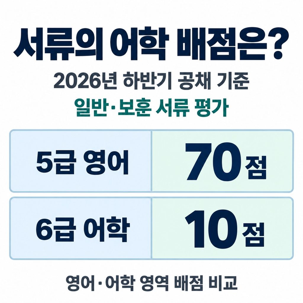 토익 몇 점보다 먼저 볼 것은 배점