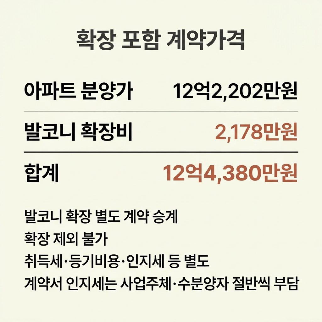 확장을 빼서 돈을 줄일 수는 없다
