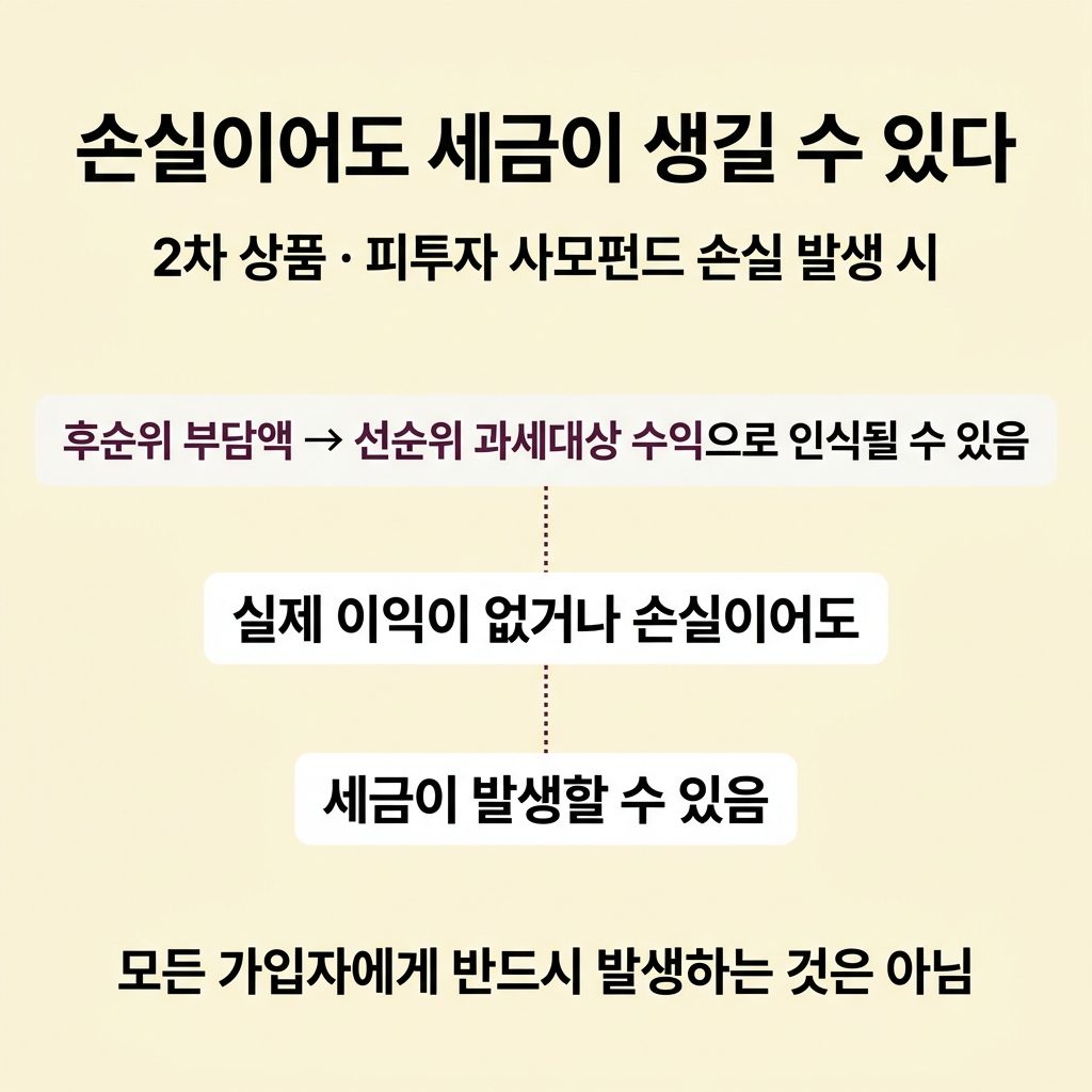 손실을 줄여도 세금과 비용은 남을 수 있다