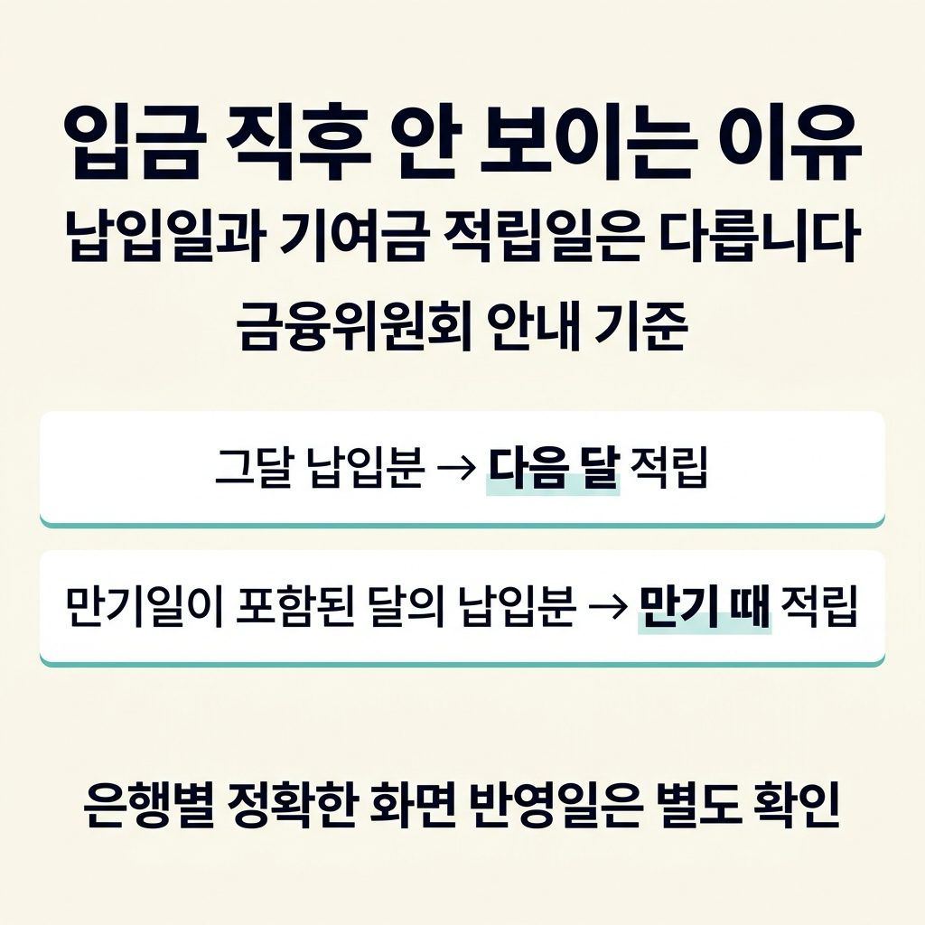 입금했는데 안 보이거나 금액이 바뀌었다면