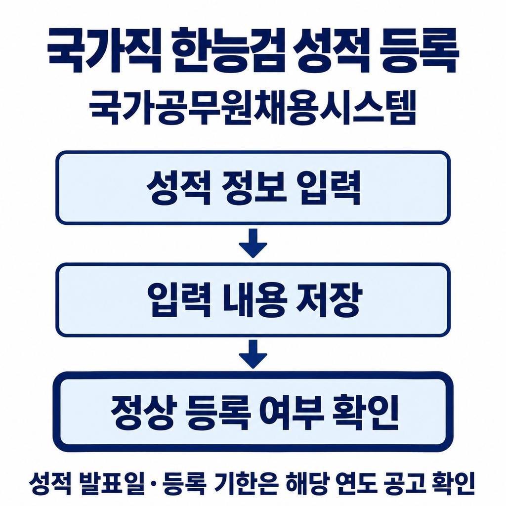 유효기간이 없어도 성적 등록 마감은 지켜야 한다