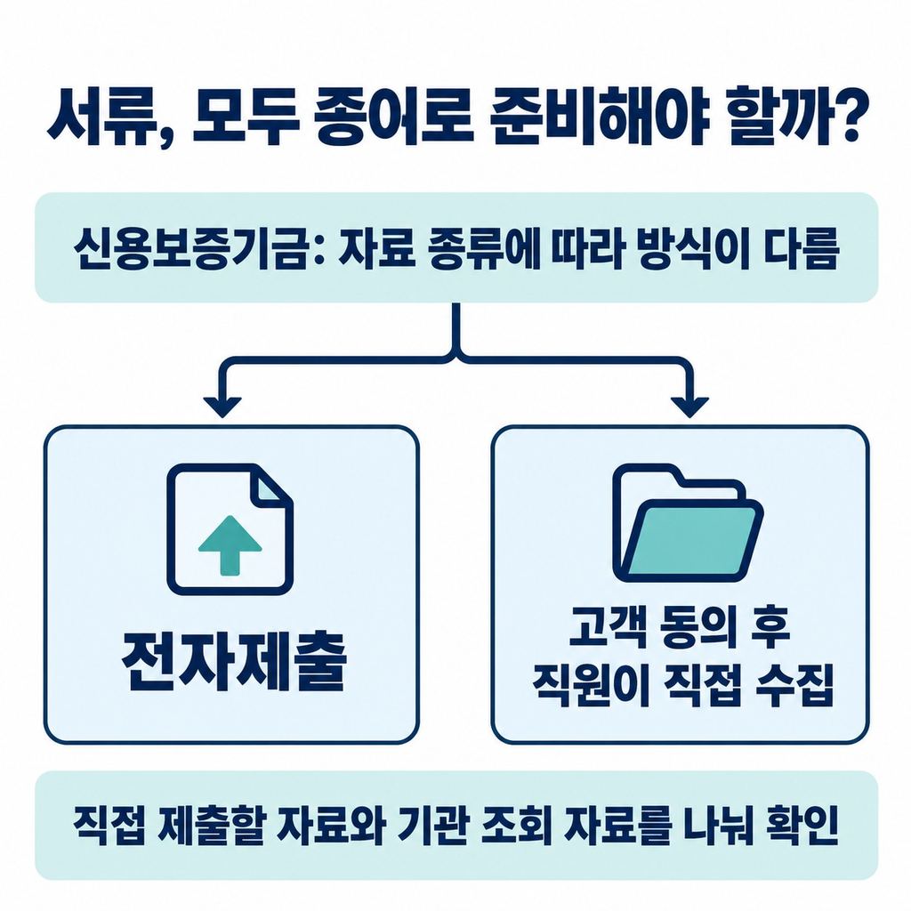 서류는 회사의 현재 모습을 설명해야 한다