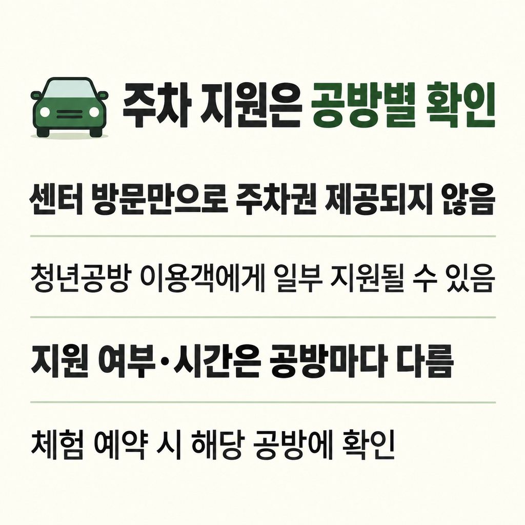 찾아가는 길과 주차 지원