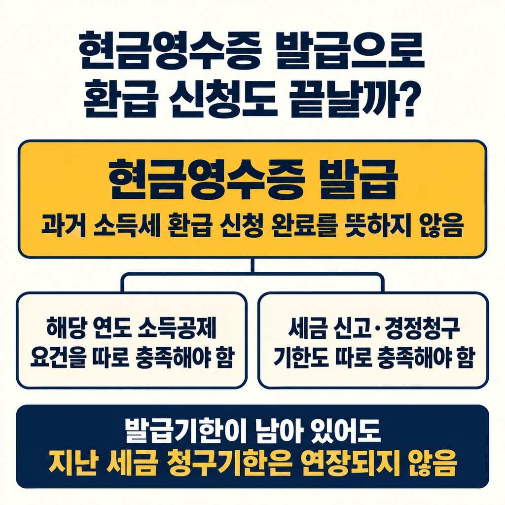 현금영수증의 5년은 월세 지급일부터다