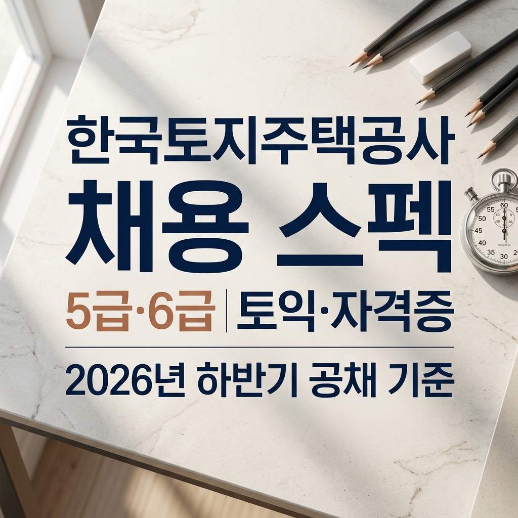 한국토지주택공사 채용 스펙 썸네일