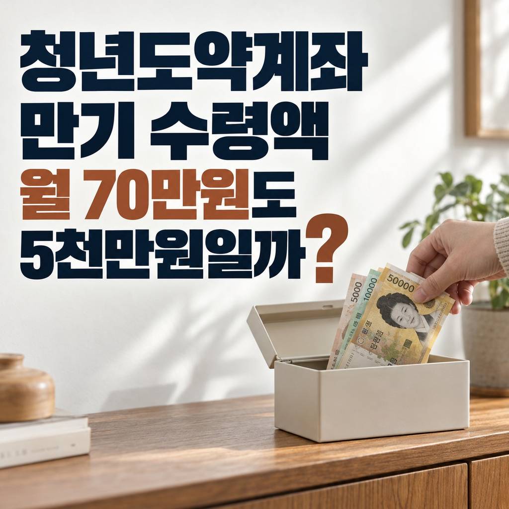 청년도약계좌 만기시 수령액, 월 70만원도 5천만원일까?