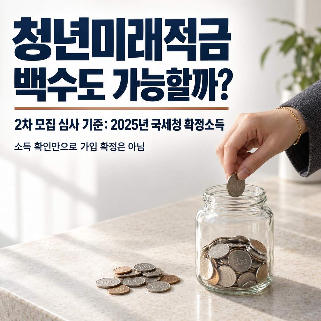 청년미래적금 조건 백수도 가능할까? 지금 직장보다 2025년 소득을 확인하자