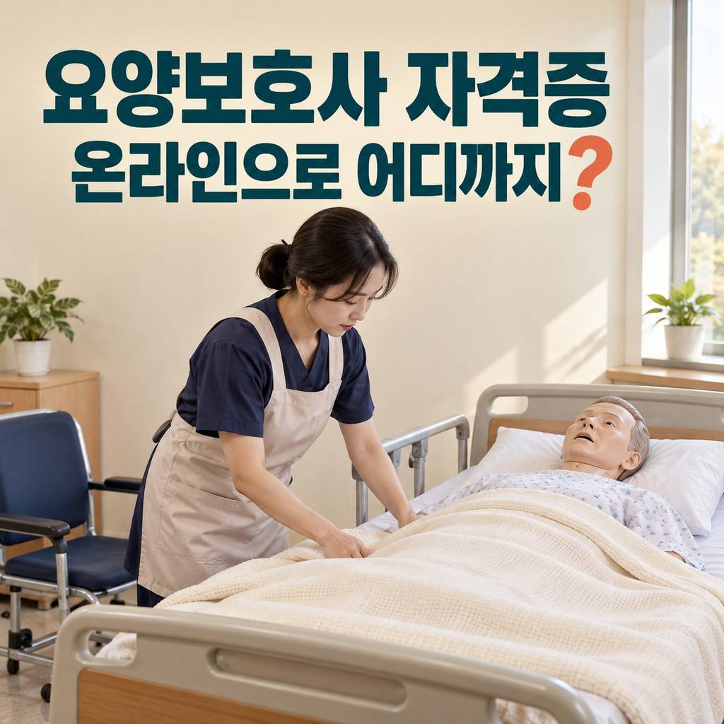 요양보호사 자격증 따는법 온라인, 접수부터 실습·시험까지 알아보기