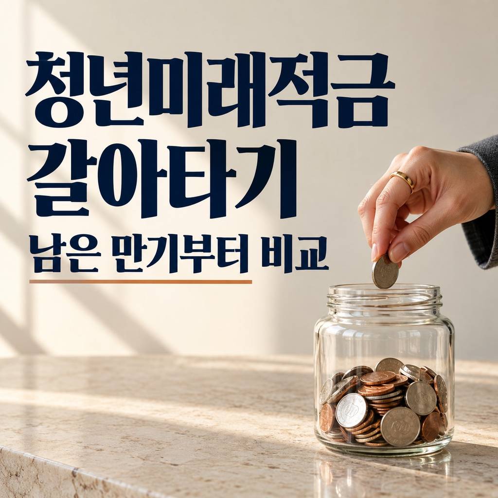 청년미래적금 갈아타기 비교, 기여금보다 먼저 볼 것은 남은 만기다